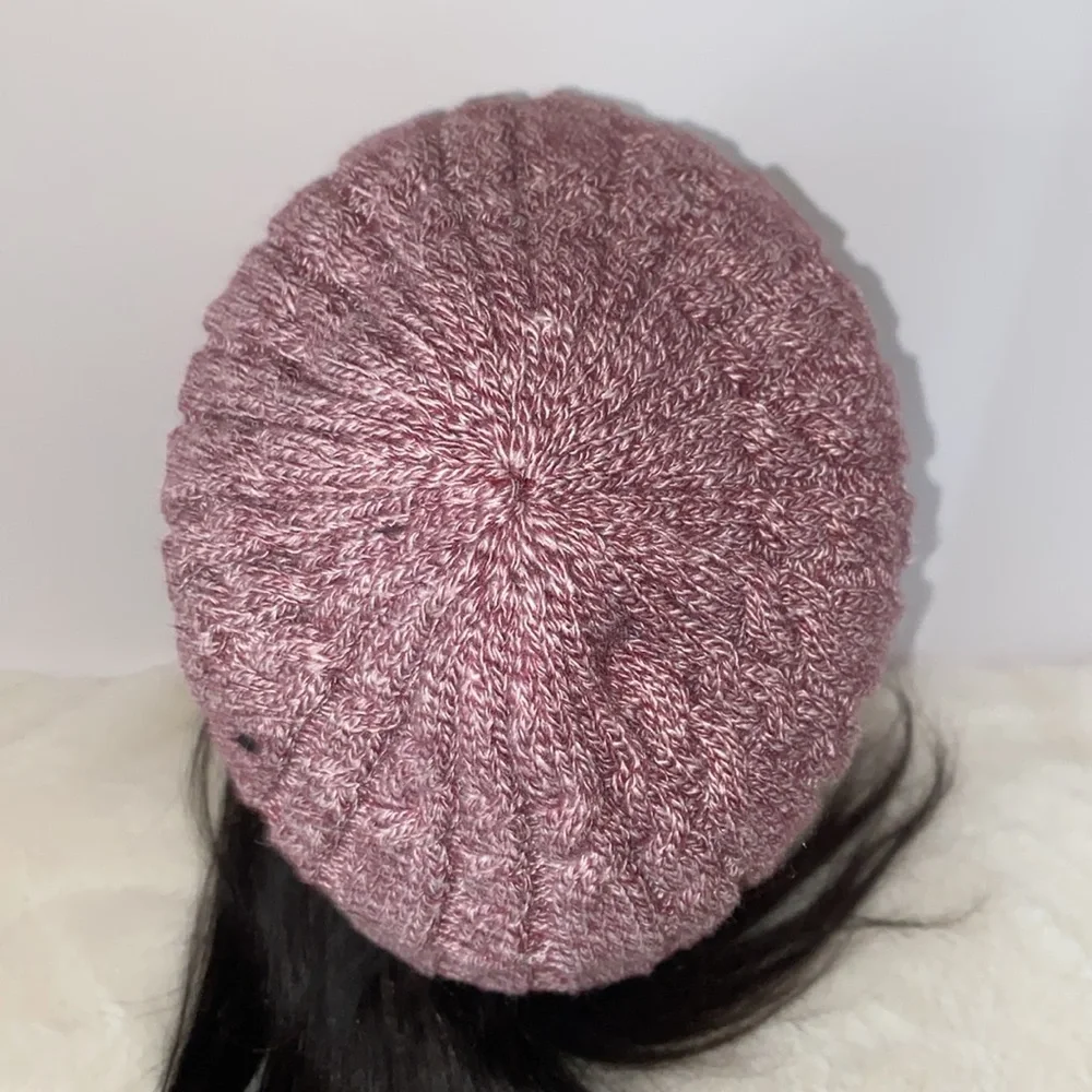 Heat Holders Burgundy Unisex Knit Beanie Size OS